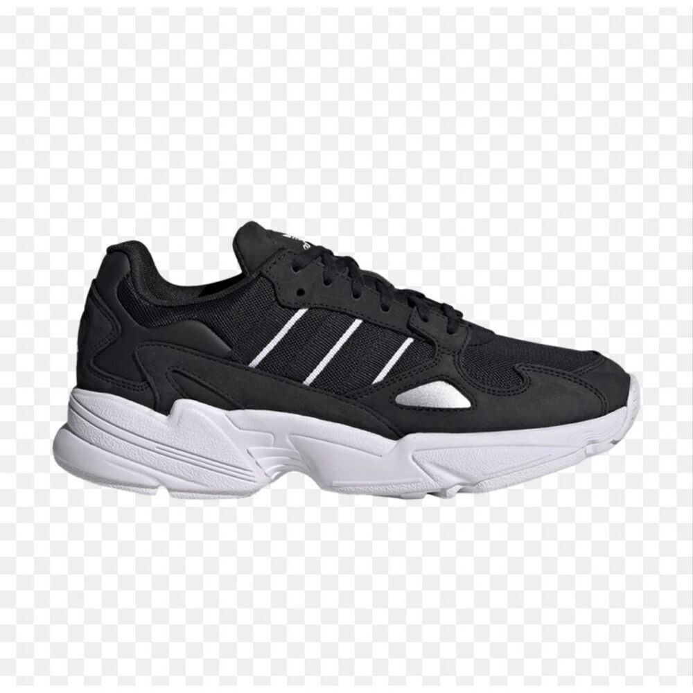 Adidas Women’s Black and White Falcon Tennis Shoes Sneakers Size 7
